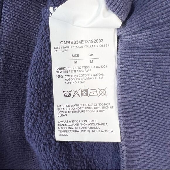 Off White Unisex Men’s Women's Size Medium Blue Ombré Wing Off Logo Hoodie - Picture 14 of 16